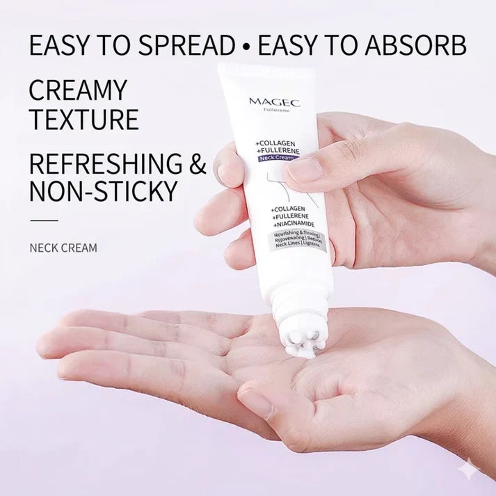 Magec Collagen Fullerene Neck Cream - Tightening & Anti-Wrinkle Formula